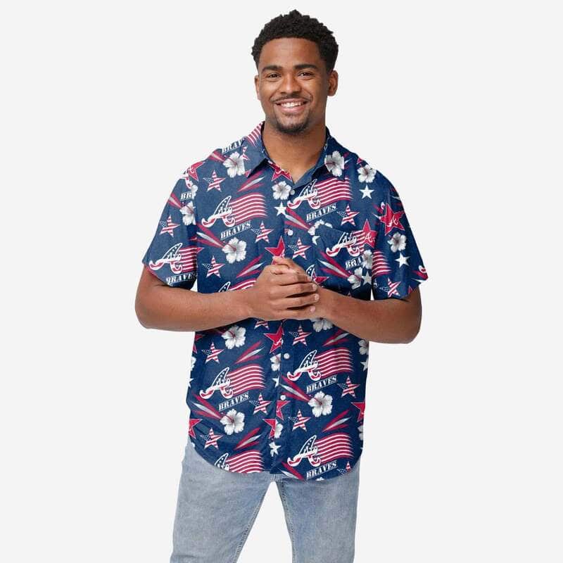 MLB Atlanta Braves Hawaiian Shirt Summer Gift For Baseball Coach MLB Atlanta Braves Hawaiian Shirt Summer Gift For Baseball Coach
