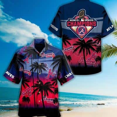 Atlanta Braves Champions Hawaiian Shirt Beach Gift For Sport Fans