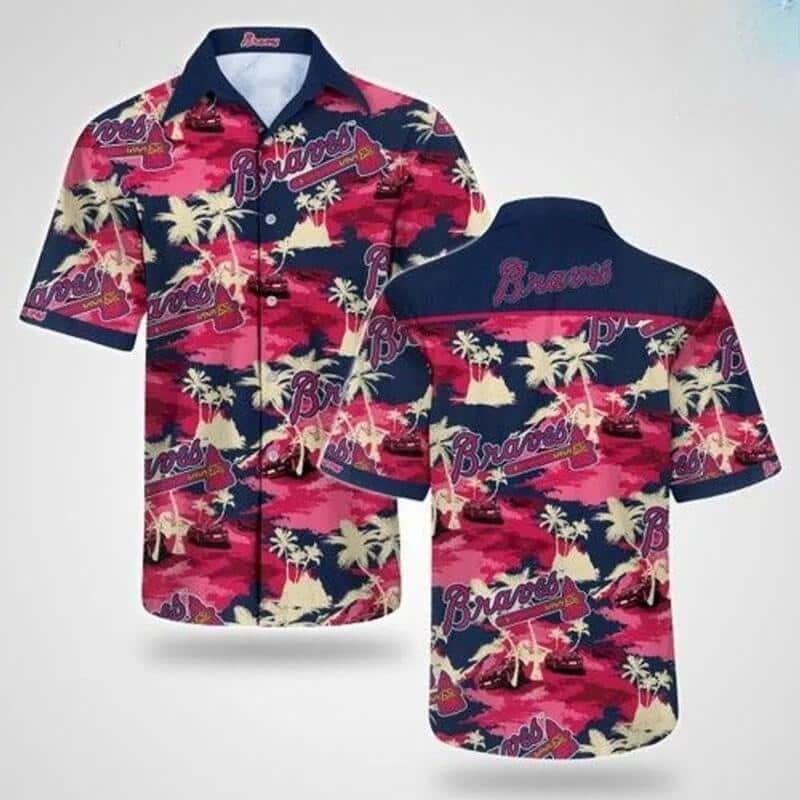 Summer Vibes Atlanta Braves Hawaiian Shirt Gift For Beach Lovers Summer Vibes Atlanta Braves Hawaiian Shirt Gift For Beach Lovers