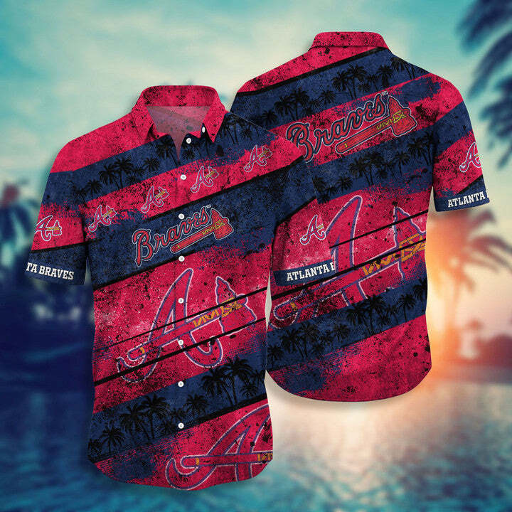 Atlanta Braves Hawaiian Shirt Baseball Fans Gift