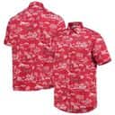 MLB Atlanta Braves Hawaiian Shirt Red Aloha Beach Lovers Gift