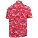 MLB Atlanta Braves Hawaiian Shirt Red Aloha Beach Lovers Gift