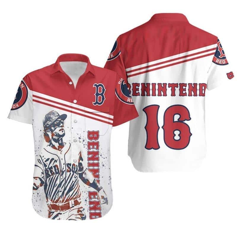 Benintendi 16 Boston Red Sox Hawaiian Shirt Baseball Fans Gift Benintendi 16 Boston Red Sox Hawaiian Shirt Baseball Fans Gift