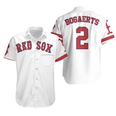 Bogaerts Boston Red Sox Hawaiian Shirt Great Gift for Baseball Lovers