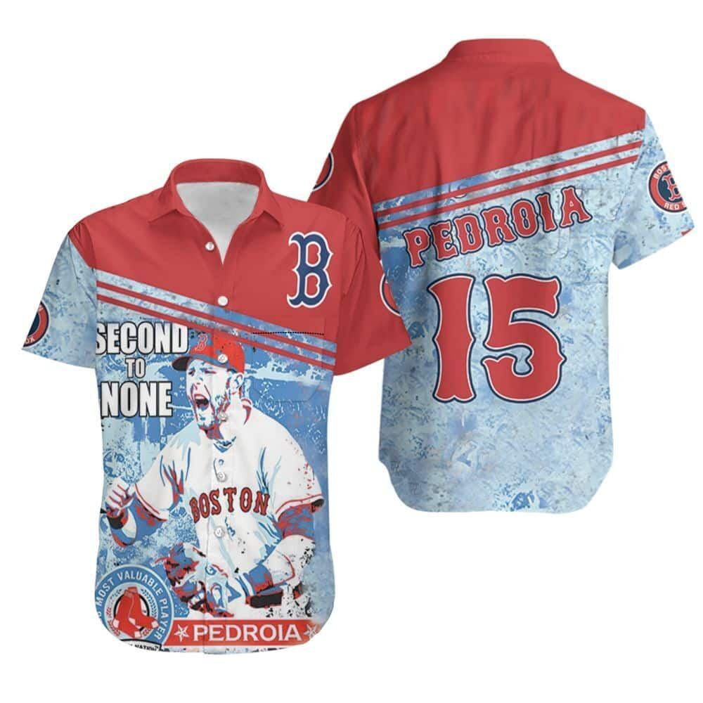 MLB Boston Red Sox Second To None Pedroia Hawaiian Shirt