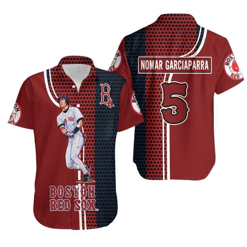 Nomar Garciaparra Boston Red Sox Hawaiian Shirt Sports Gift For Dad