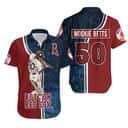50 Mookie Betts Boston Red Sox Hawaiian Shirt Sports Gift For Dad 50 Mookie Betts Boston Red Sox Hawaiian Shirt Sports Gift For Dad