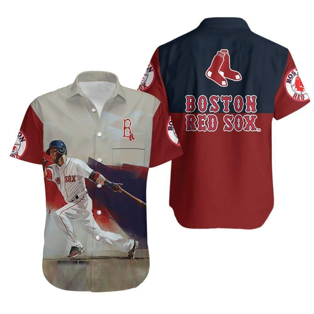 Dustin Pedroia 15 Boston Red Sox Hawaiian Shirt Gift For Baseball Fans