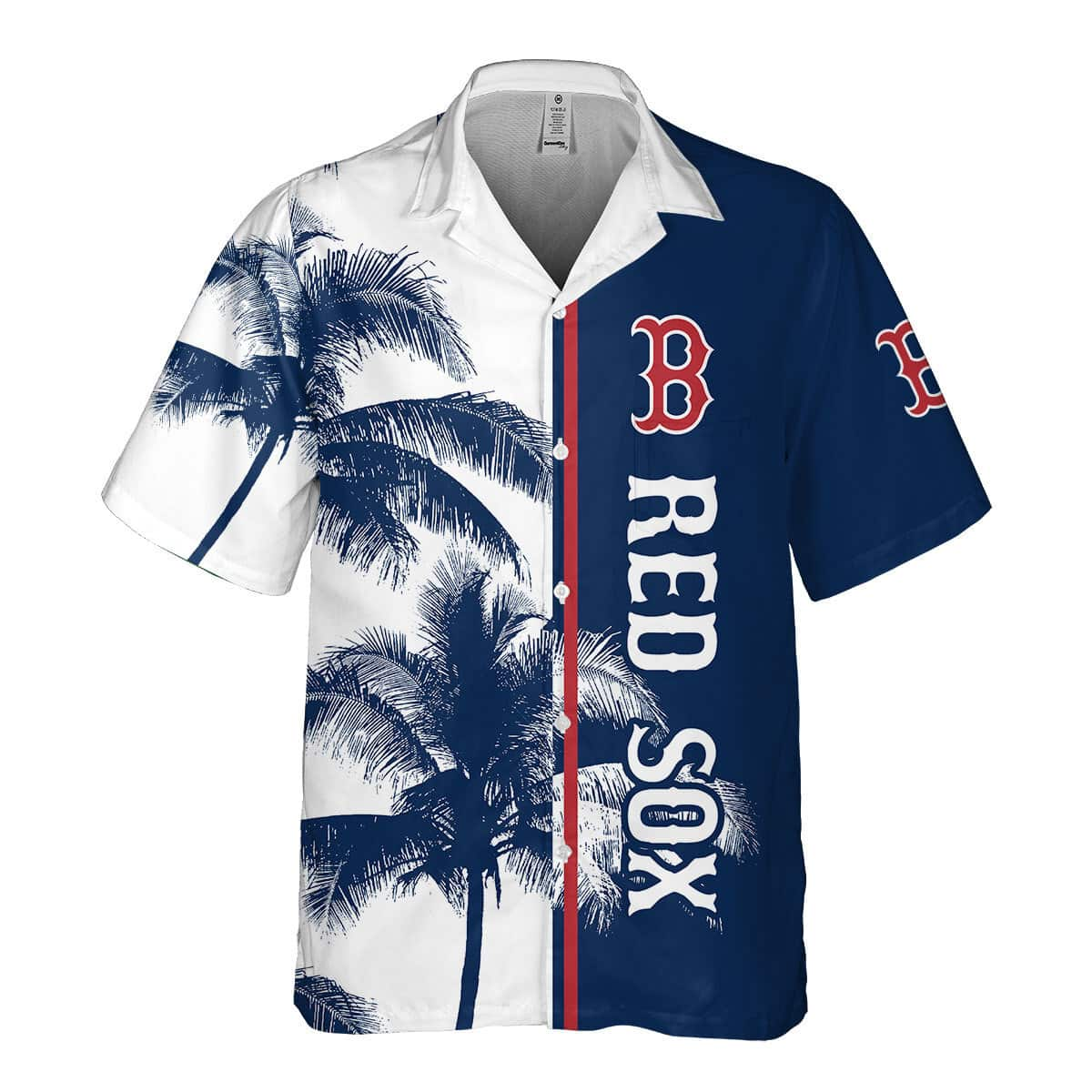 Vintage Boston Red Sox Hawaiian Shirt Practical Beach Gift