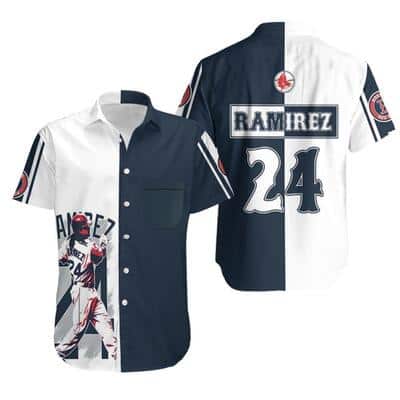 Manny Ramirez 24 Boston Red Sox Hawaiian Shirt Gift For Baseball Fans Manny Ramirez 24 Boston Red Sox Hawaiian Shirt Gift For Baseball Fans