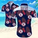 Boston Red Sox Hawaiian Shirt Palm Leaves Pineapple Pattern Beach Lovers Gift Boston Red Sox Hawaiian Shirt Palm Leaves Pineapple Pattern Beach Lovers Gift