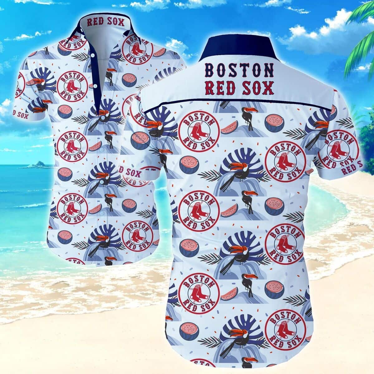 Boston Red Sox Hawaiian Shirt Great Gift For Baseball Fans