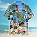 Boston Celtics Boston Red Sox Hawaiian Shirt Sport Gift For Baseball Fans Boston Celtics Boston Red Sox Hawaiian Shirt Sport Gift For Baseball Fans