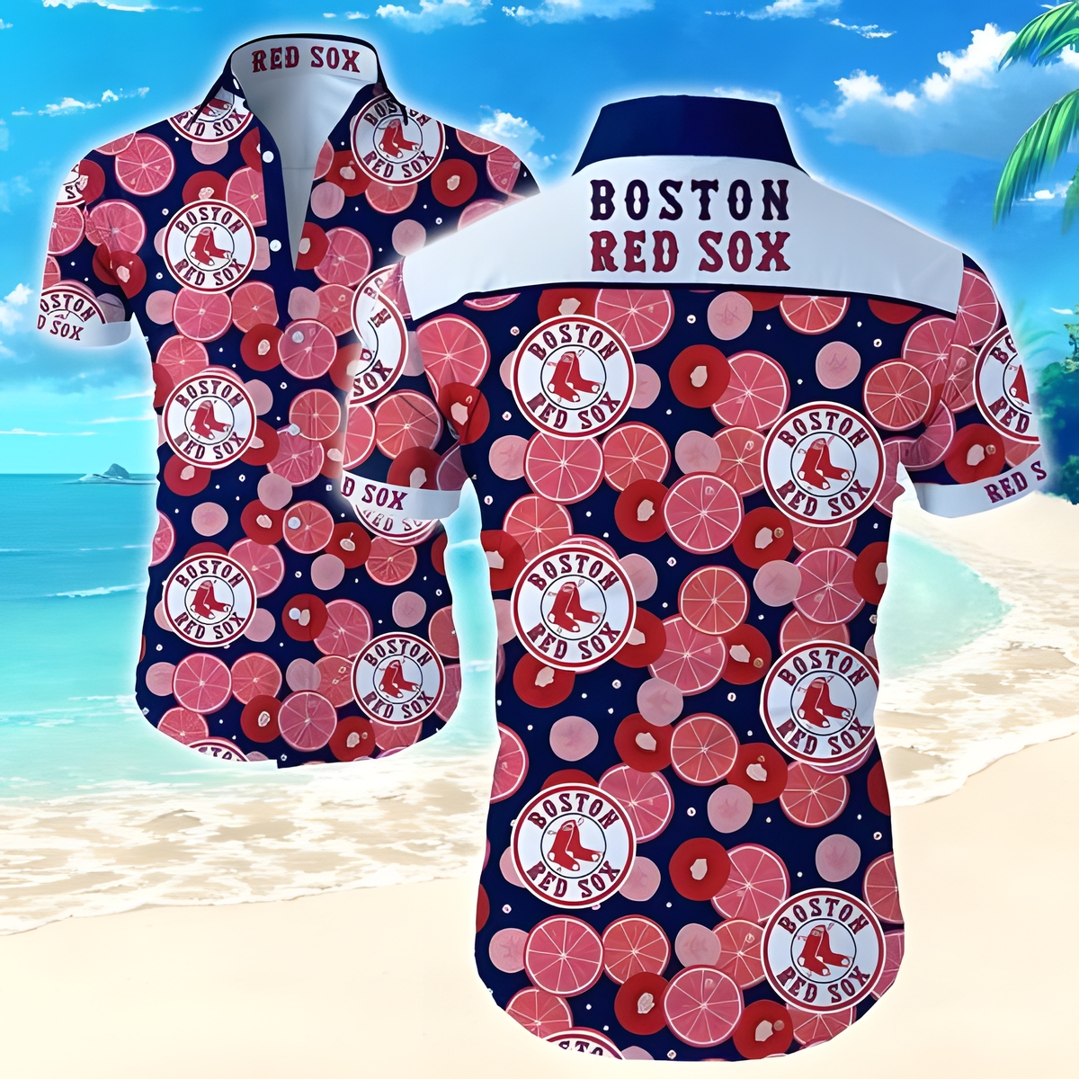 MLB Boston Red Sox Hawaiian Shirt For Summer Lovers