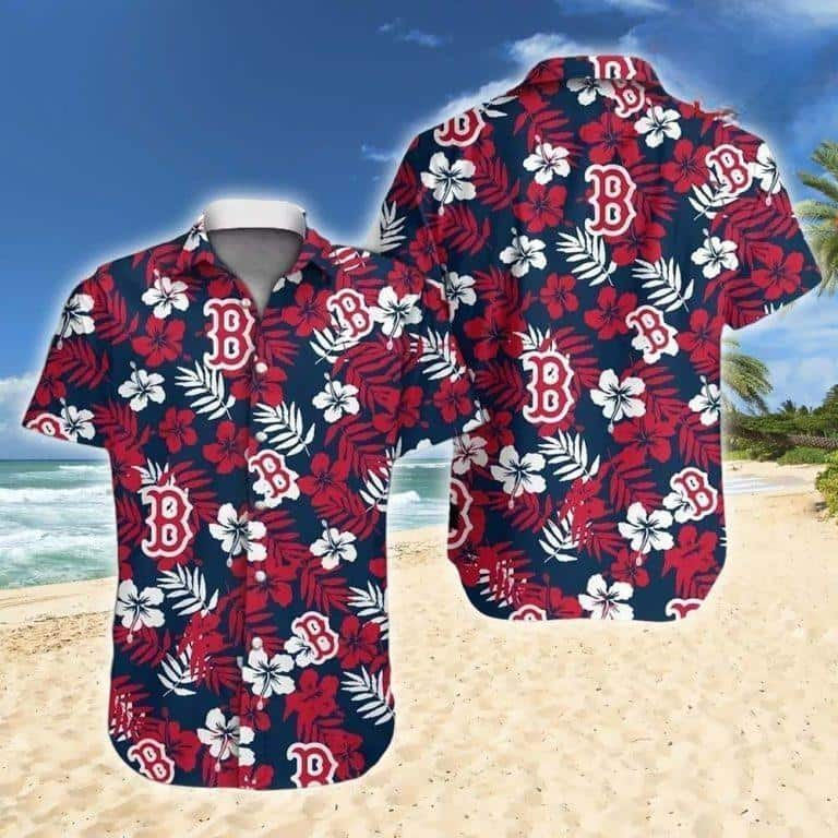 MLB Boston Red Sox Hawaiian Shirt Beach Gift For Baseball Coach