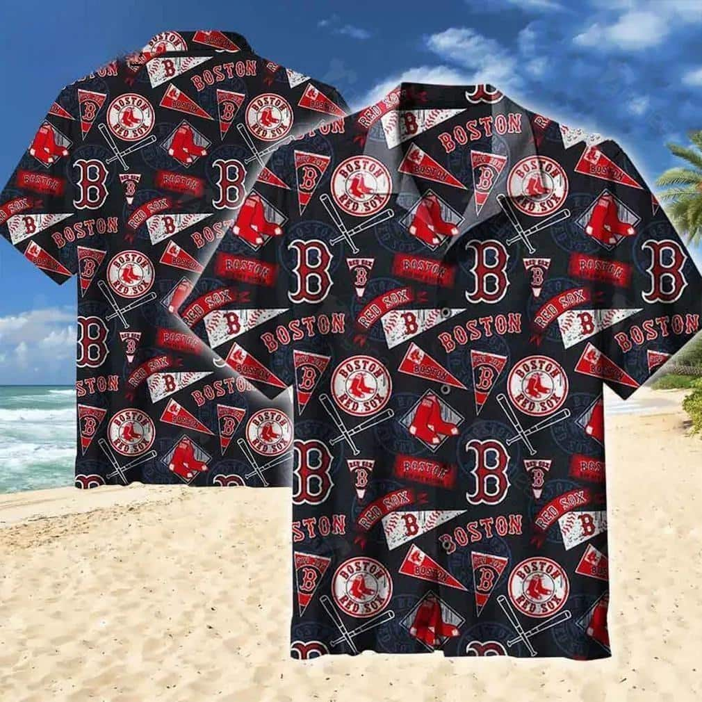 MLB Boston Red Sox Hawaiian Shirt Father's Day Gift For Beach Lovers