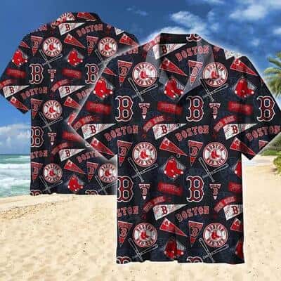 MLB Boston Red Sox Hawaiian Shirt Father's Day Gift For Beach Lovers MLB Boston Red Sox Hawaiian Shirt Father's Day Gift For Beach Lovers