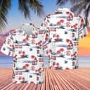 MLB Boston Red Sox Hawaiian Shirt Island Pattern On White Theme MLB Boston Red Sox Hawaiian Shirt Island Pattern On White Theme