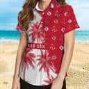 Boston Red Sox Hawaiian Shirt Palm Tree Summer Holiday Gift