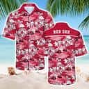 Boston Red Sox Hawaiian Shirt Island Pattern All Over Print
