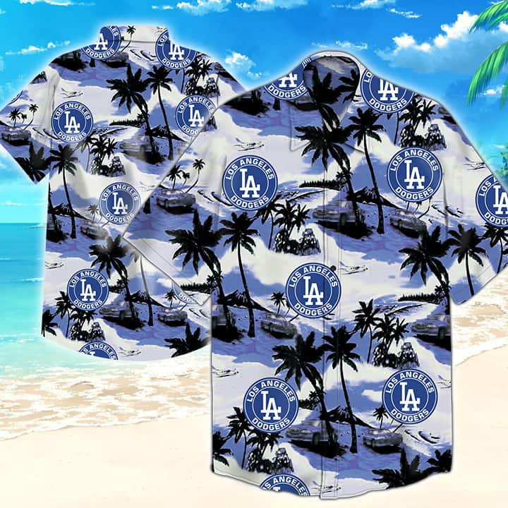 Vintage MLB Los Angeles Dodgers Hawaiian Shirt For Summer Lovers