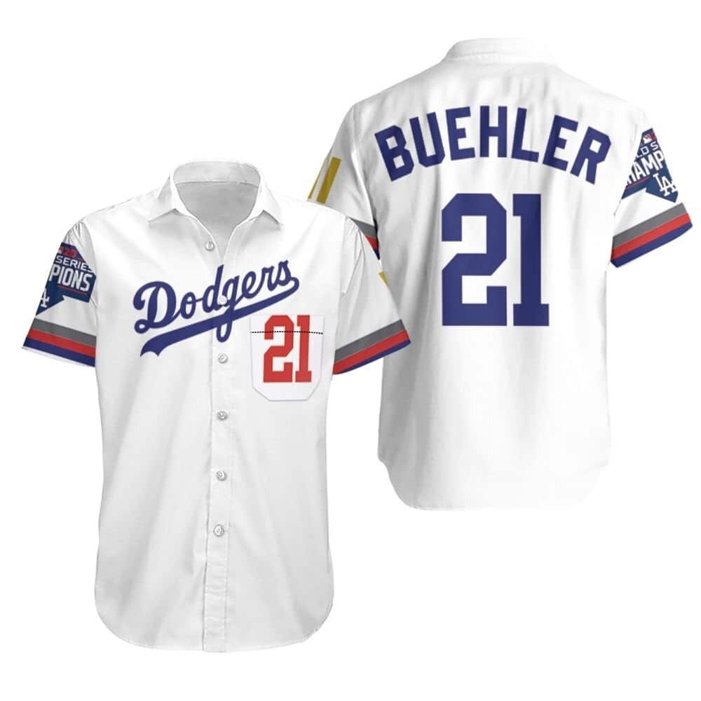 Los Angeles Dodgers Hawaiian Shirt Buehler 21 Baseball Fans Gift