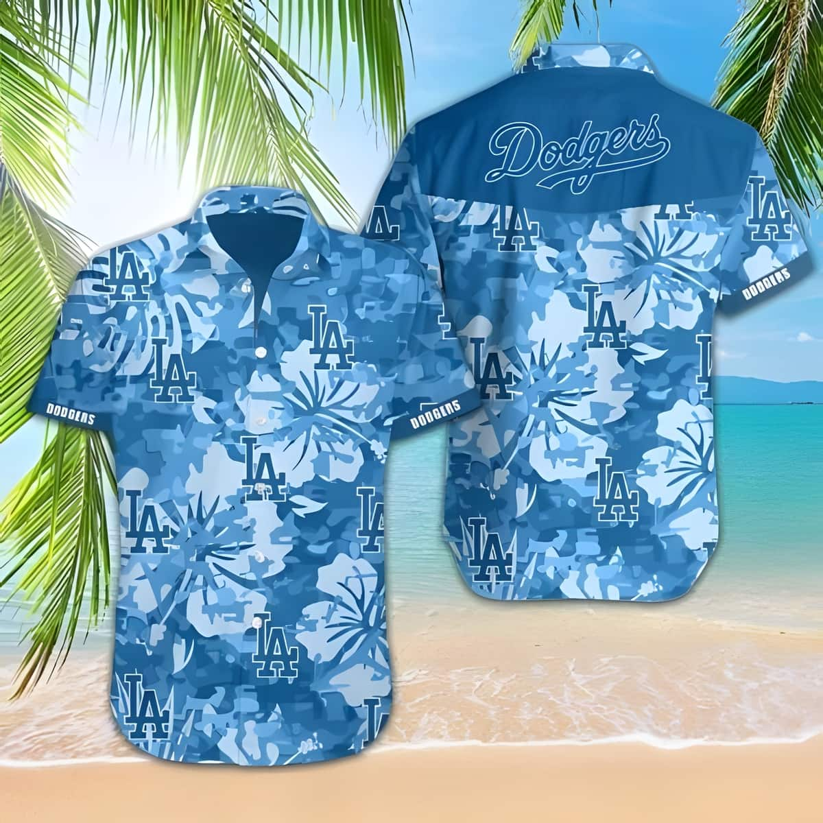 Los Angeles Dodgers Hawaiian Shirt Practical Beach Gift