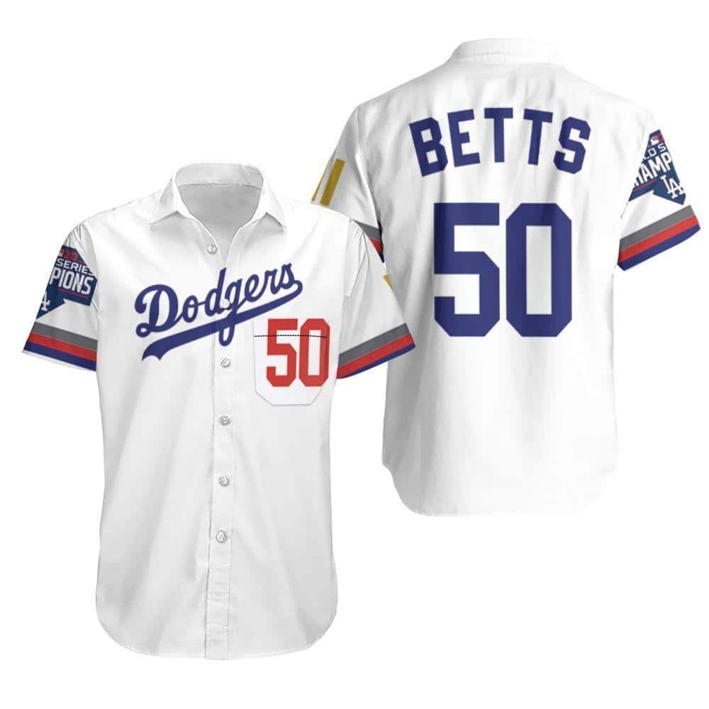 Betts 50 Los Angeles Dodgers Hawaiian Shirt Gift For Baseball Players