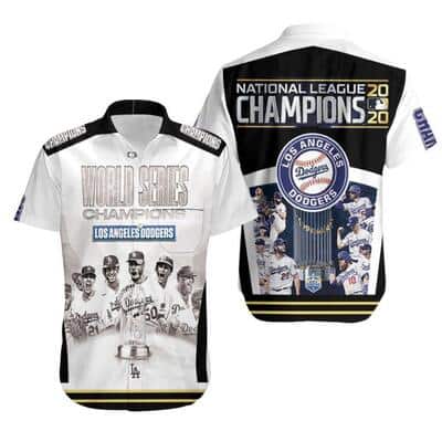 Los Angeles Dodgers Hawaiian Shirt World Series Champions Gift For Baseball Fans