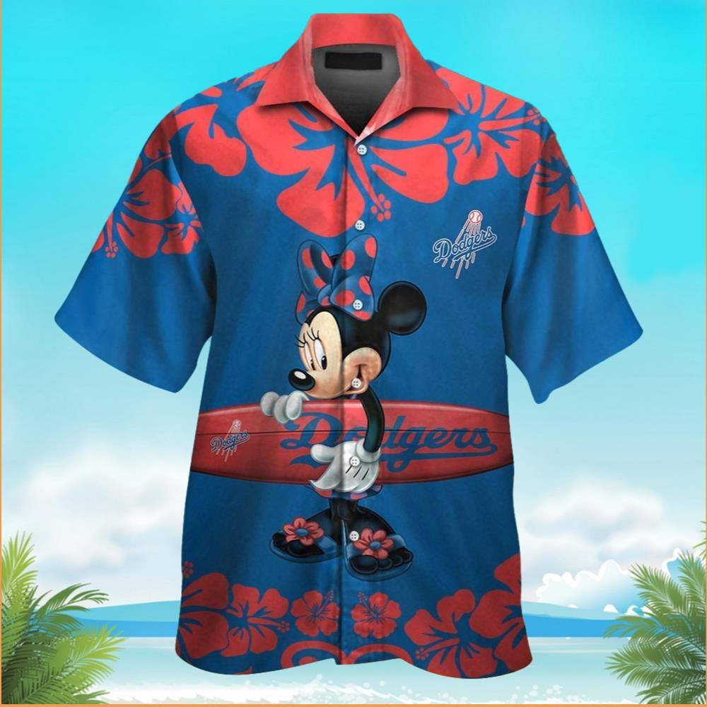 Minnie Mouse Los Angeles Dodgers Hawaiian Shirt Gift For Baseball Fans