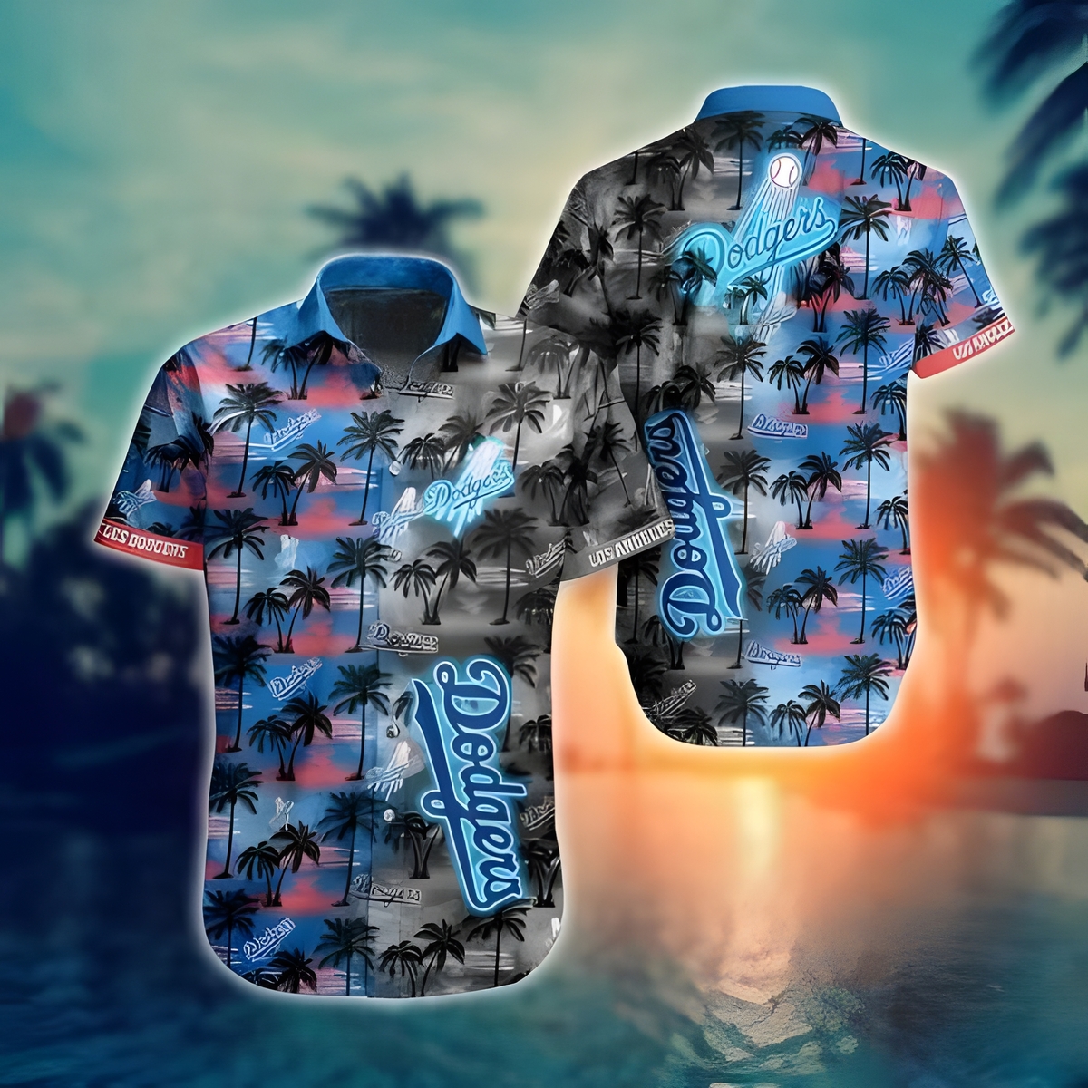 Vintage Los Angeles Dodgers Hawaiian Shirt For Summer Lovers