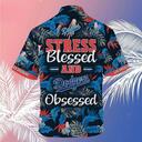 Los Angeles Dodgers Hawaiian Shirt Stress Blessed Obsessed
