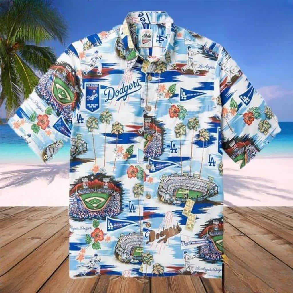 MLB Los Angeles Dodgers Hawaiian Shirt Gift For Beach Trip