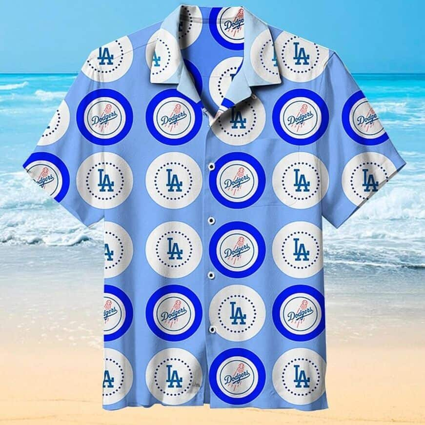 Los Angeles Dodgers Logo Hawaiian Shirt Gift For Baseball Players