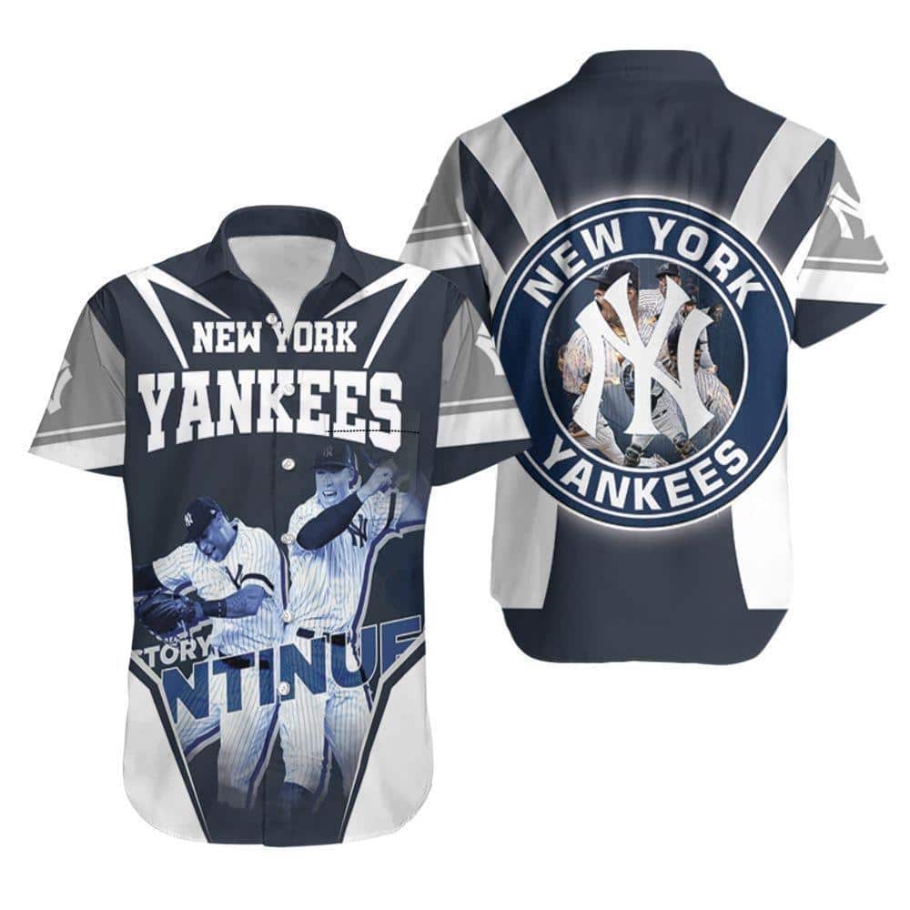 New York Yankees Hawaiian Shirt The Story Continues Baseball Fans Gift