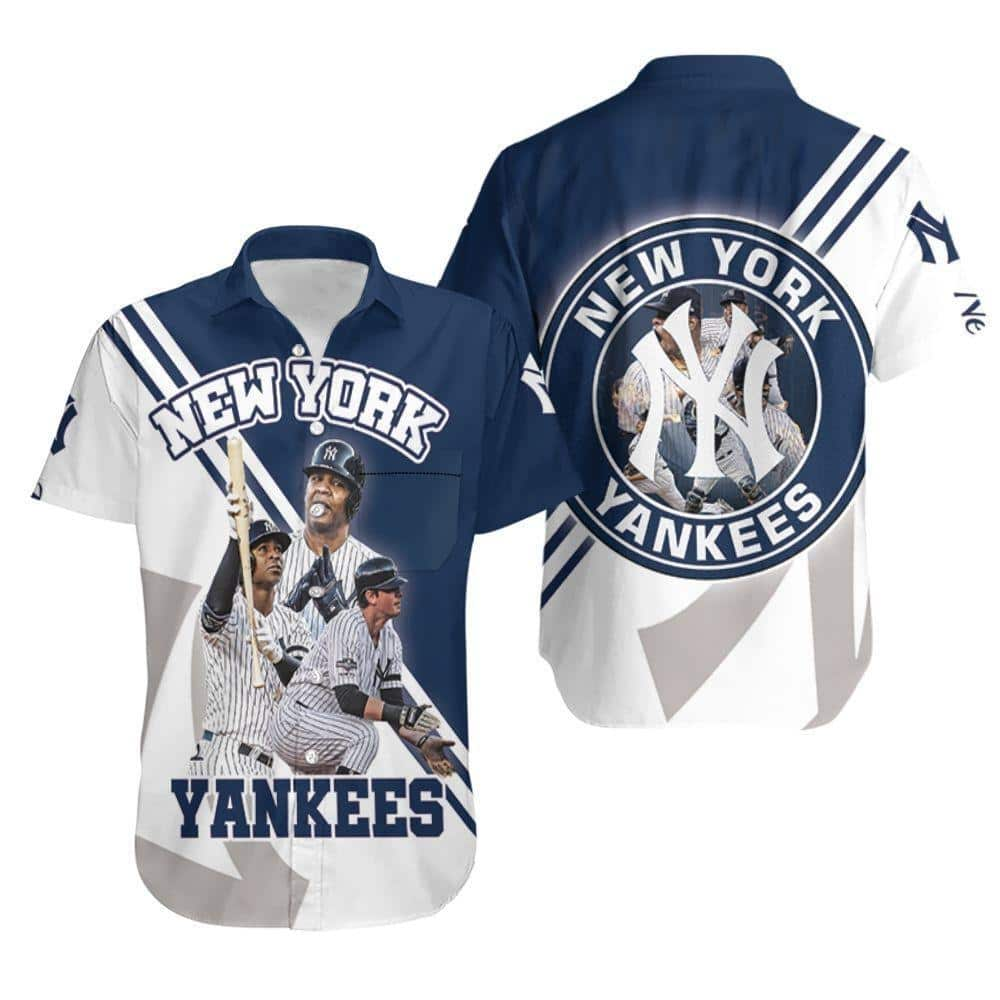 New York Yankees Hawaiian Shirt Great Gift For Baseball Coach