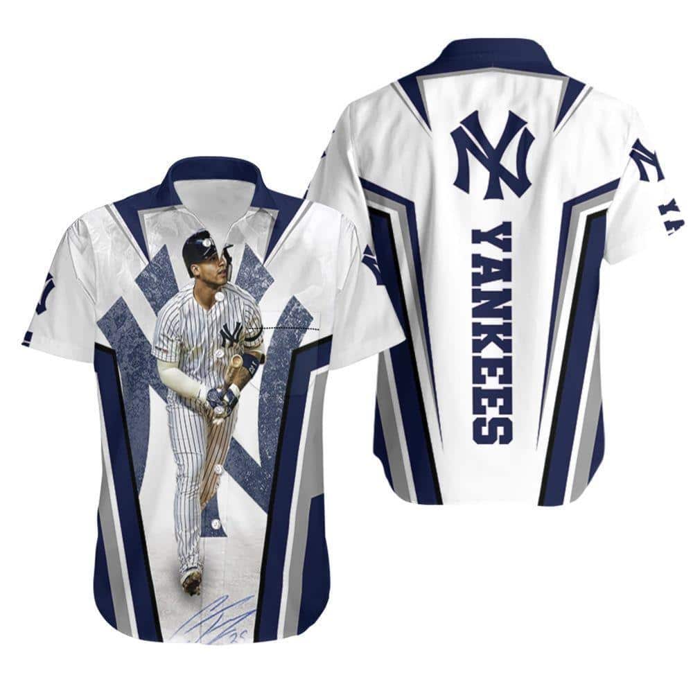 New York Yankees Hawaiian Shirt Gleyber Torres