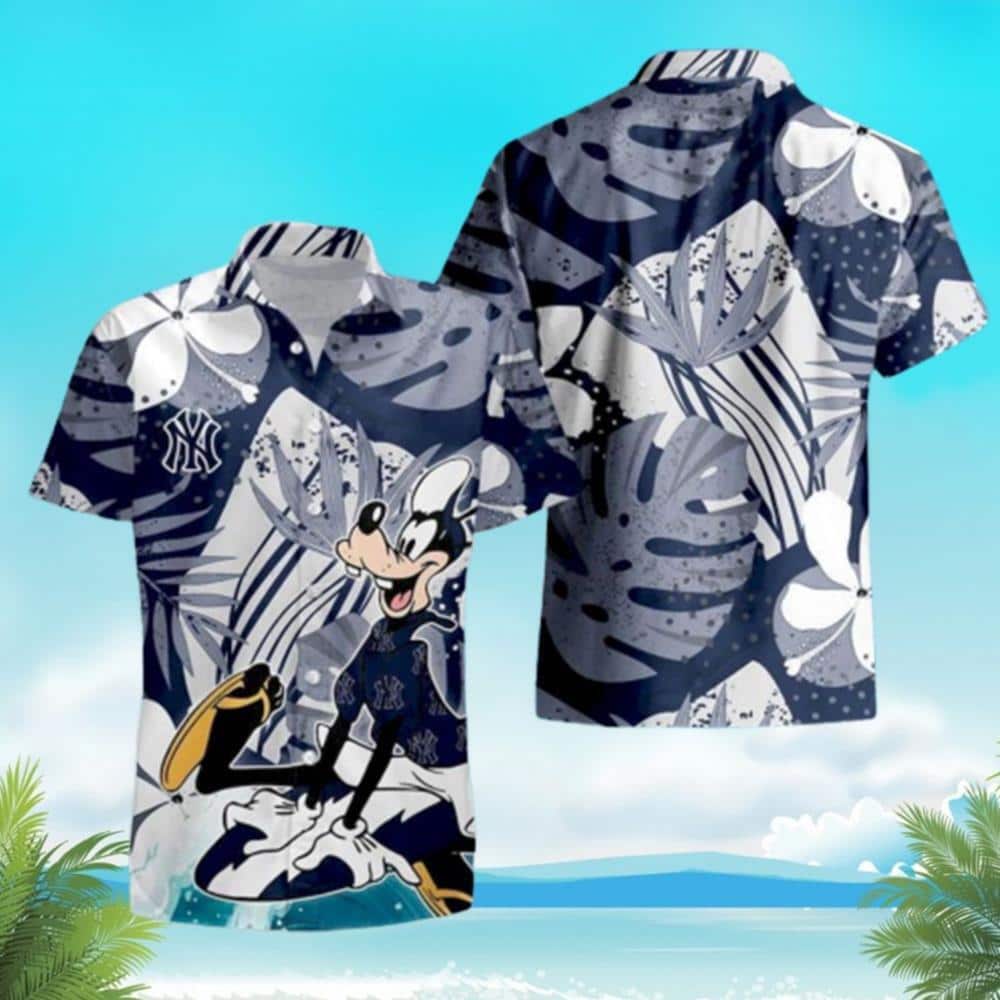 Goofy Disney New York Yankees Hawaiian Shirt For Summer Lovers