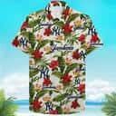 New York Yankees Hawaiian Shirt Tropical Flower Pattern All Over Print