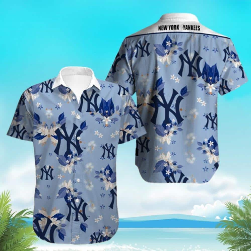 MLB New York Yankees Hawaiian Shirt Practical Beach Gift