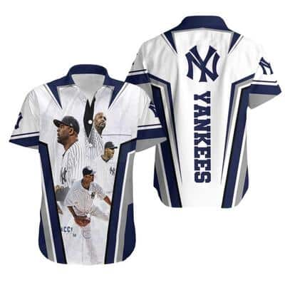 New York Yankees Hawaiian Shirt Great Players Father's Day Gift For Baseball Fans