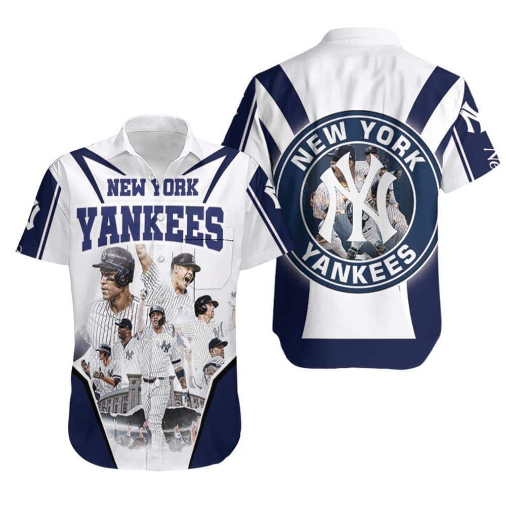 Baseball New York Yankees Hawaiian Shirt Sports Gift For Dad Baseball New York Yankees Hawaiian Shirt Sports Gift For Dad
