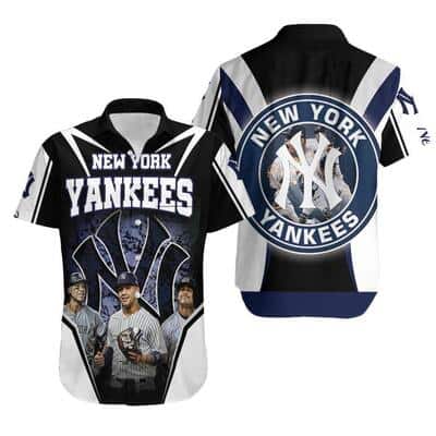 Aaron Judge Gleyber Torres Giancarlo Stanton New York Yankees Hawaiian Shirt