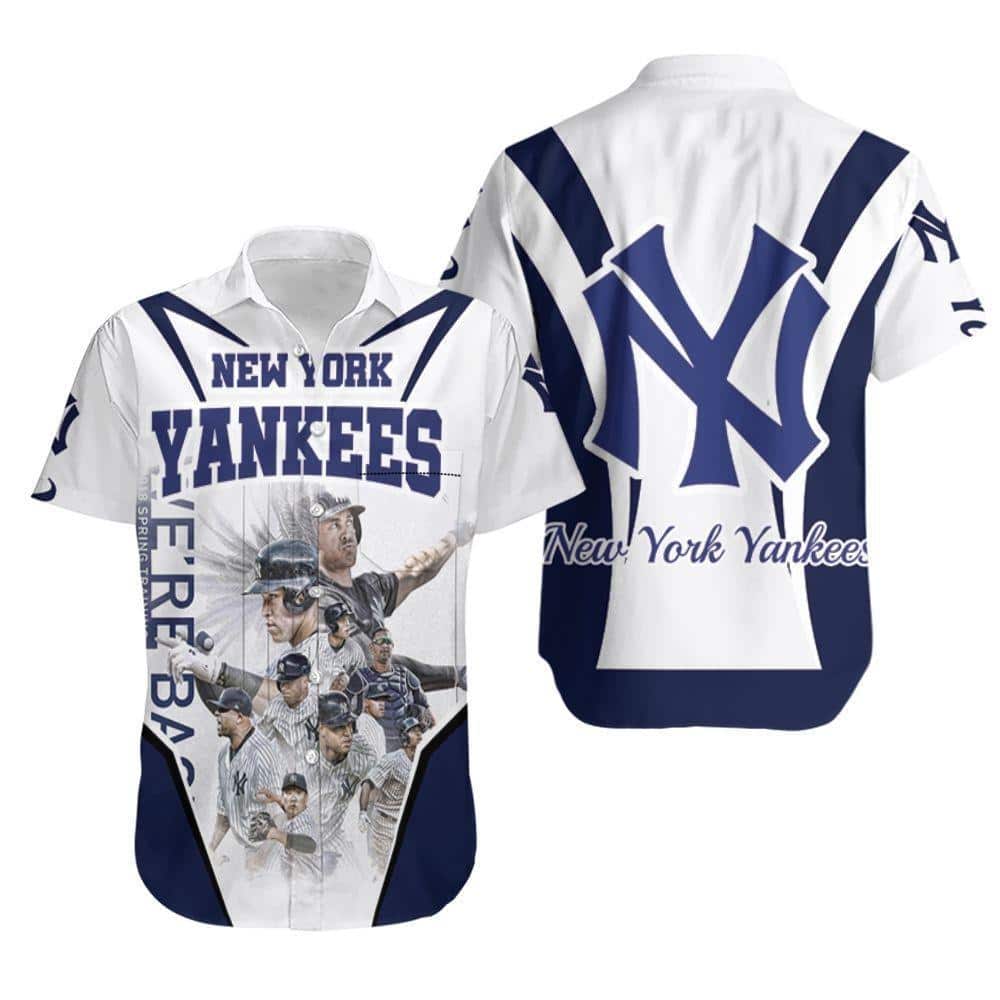 New York Yankees Hawaiian Shirt Summer Gift For Baseball Fans New York Yankees Hawaiian Shirt Summer Gift For Baseball Fans