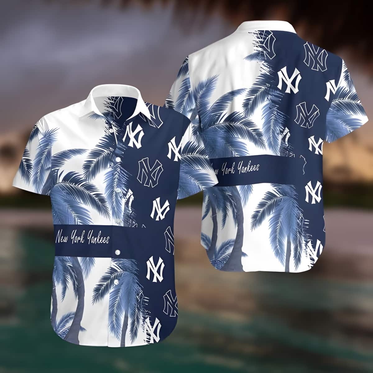 MLB New York Yankees Hawaiian Shirt Coconut Tree Best Beach Gift