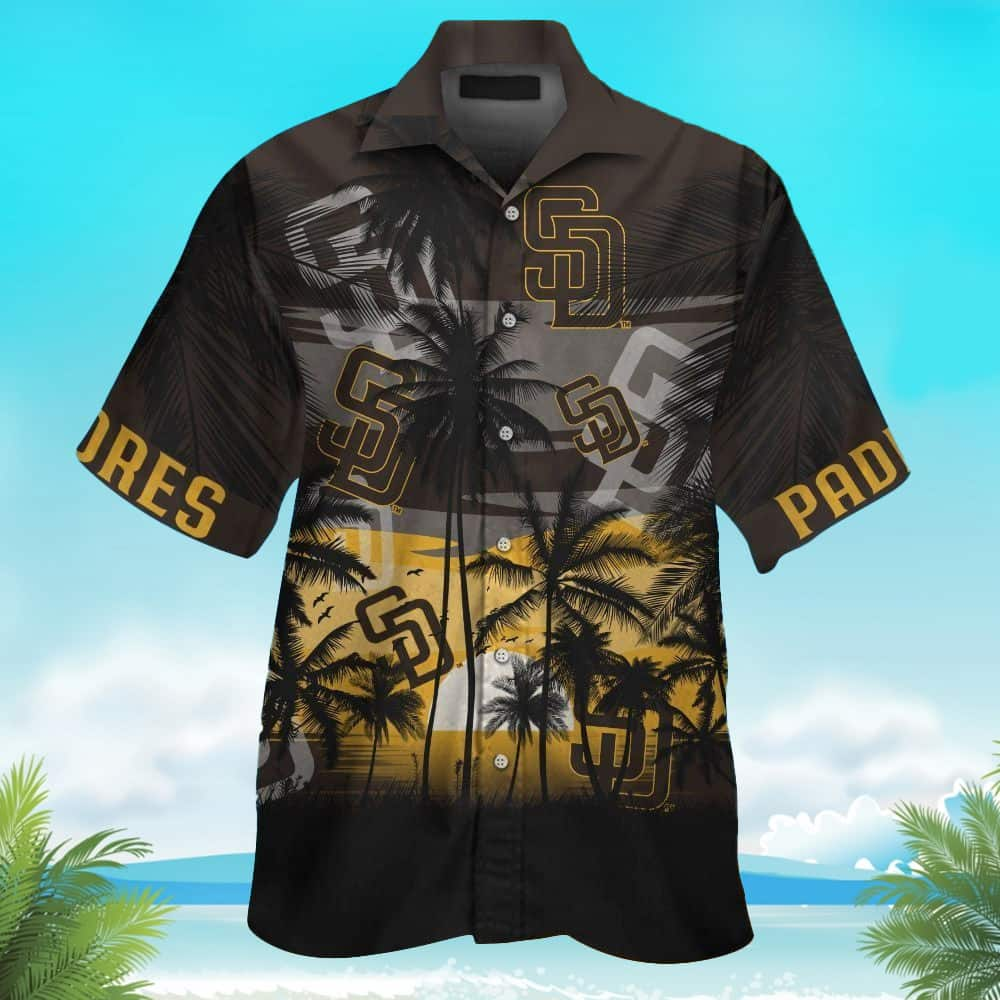 MLB San Diego Padres Hawaiian Shirt Father's Day Gift Baseball Fans