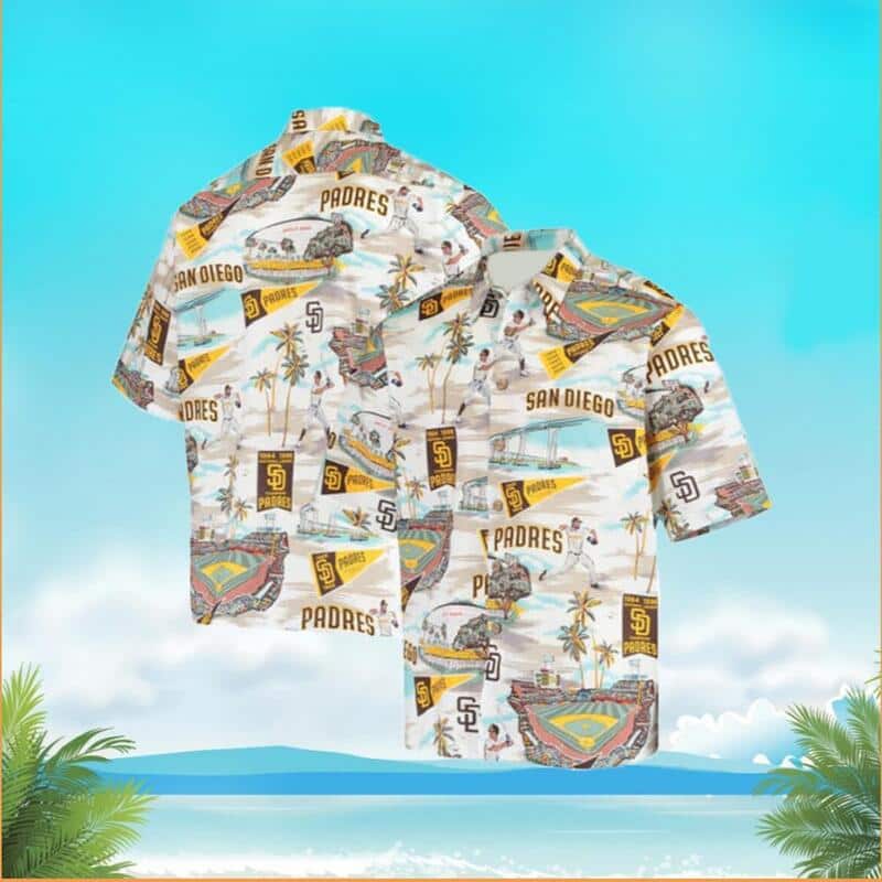 San Diego Padres Hawaiian Shirt Baseball Gift For Beach Lovers San Diego Padres Hawaiian Shirt Baseball Gift For Beach Lovers