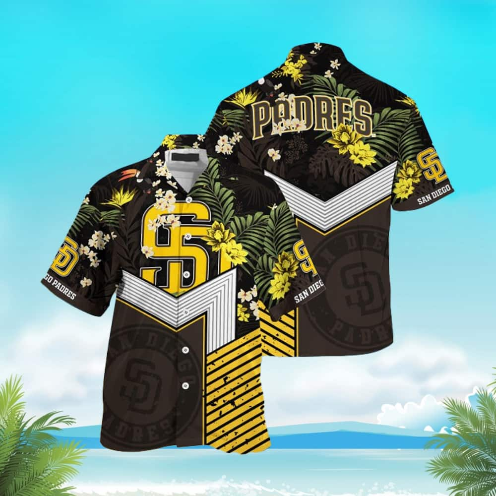 MLB San Diego Padres Hawaiian Shirt Tropical Pattern Gift For Best Friend