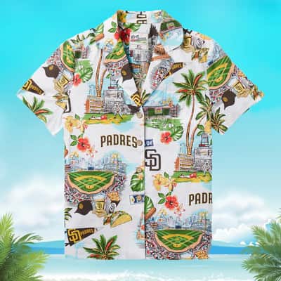 San Diego Padres Hawaiian Shirt Practical Beach Gift San Diego Padres Hawaiian Shirt Practical Beach Gift