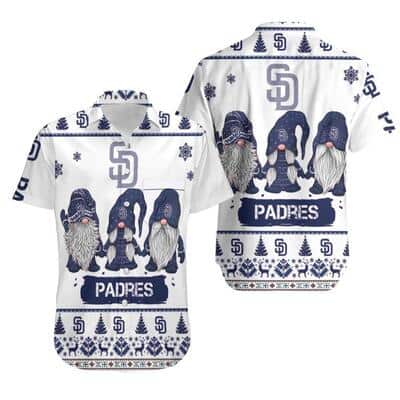 Gnomes San Diego Padres Hawaiian Shirt Christmas Gift For Baseball Fans Gnomes San Diego Padres Hawaiian Shirt Christmas Gift For Baseball Fans